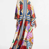 Magnifico Printed Maxi Dress - Rust