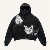Graphic Print Oversized Hoodie