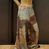 3D Printed Streetwear Baggy Jeans