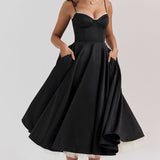 High-End Tulle Ball Gown Spaghetti Strap Party Dress