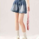 Stretch Jeans With Bow At Back