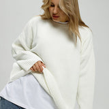 Loose Fit Pullover Knit Sweater