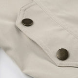 Casual Turn-Down Collar Short Jacket