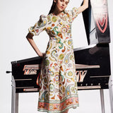 Arcade Dreams Printed Midi Dress
