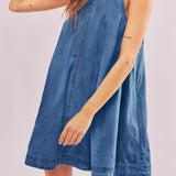 Sunset Stroll Denim Mini Dress