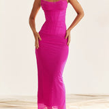 Maxi Dress Dreamscape - red Dream
