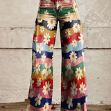 VINICIA - PANTALON RETRO FLORAL