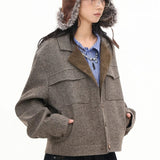 Elegant Cropped Short Jacket
