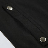 Rivet Lapel Safari Crop Jacke