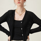 Casual Knit Open Front Cardigan
