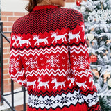 Snowflake Christmas Knit Sweater