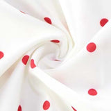 Polka Dot Bow-Detail Mini Dress