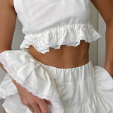Breathable Sleeveless Top Shorts Loungewear Set