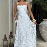 Sexy Backless Chiffon Maxi Dress