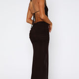 Everlasting Midi Skirt Chocolate
