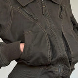 Vintage Pockets Bomber Jacket