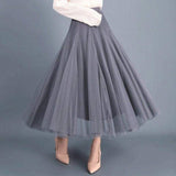 New Fashion Women Boho Double Layer Long Maxi Dress