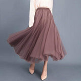 New Fashion Women Boho Double Layer Long Maxi Dress