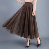 New Fashion Women Boho Double Layer Long Maxi Dress