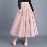 New Fashion Women Boho Double Layer Long Maxi Dress
