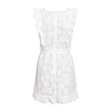 Sexy Beach Style High Waist Lace-up Mini Dress