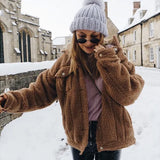 Women Clothing Fur Coat Winter Coats Women's High-end Personality Loose Wool Coat