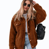Women Clothing Fur Coat Winter Coats Women's High-end Personality Loose Wool Coat