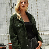 Women Clothing Fur Coat Winter Coats Women's High-end Personality Loose Wool Coat