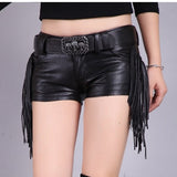 Punk Skull Low Waisted Lace-up White Thin Denim Shorts Goth Rock Sexy Women Shorts
