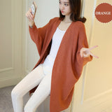 Bat Sleeve Knitted Plus Size Jacket Loose Ladies Sweaters Cardigans