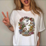 Summer 90s T-shirt Cartoon Printing Women's T-shirt