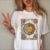 Summer 90s T-shirt Cartoon Printing Women's T-shirt