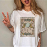 Summer 90s T-shirt Cartoon Printing Women's T-shirt