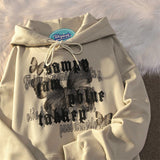 New Korean Version Loose Butterfly Letter Print Hoodie