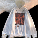 Small Crowd Little Bear Jigsaw Hooded Coat