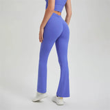 Push Up Gym Pants Women V Back Scrunch Flared Fitness Yoga Sports Leggings