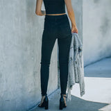 2025 Spring Color Elastic Pencil Women's Jeans