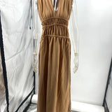 Hollow Out Off Shoulder Backless High Split Maxi Dress