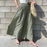 Long Skirts Women Denim Skirt Frayed Streetwear High Waisted Jeans Maxi Mujer Spring Summer Skirt