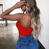 2025 New Strapless Sexy Club Boob Tube Crop Top