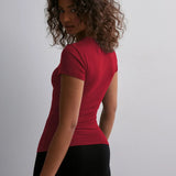 Solid Spring New Soft Casual Short Sleeve Hot Basic Women's T-shirt