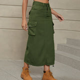 Women High Waist Fit Bag Hip Female Summer Y2k Street Skirt