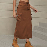 Women High Waist Fit Bag Hip Female Summer Y2k Street Skirt