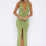 Keep Me Close Maxi Dress Olive