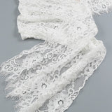 Strapless Lace Corset Sheer Mini Dress