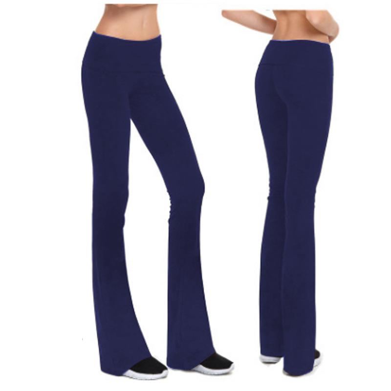 Women's mid rise  bootcut slim fit flare yoga pants