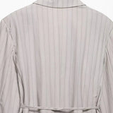 Lace-up Waist Fitted Blazer