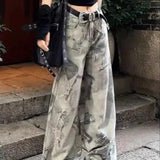 Punk Loose Fit Washed Jeans
