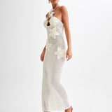 Kyla Floral Crochet Maxi Dress