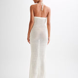 Kyla Floral Crochet Maxi Dress